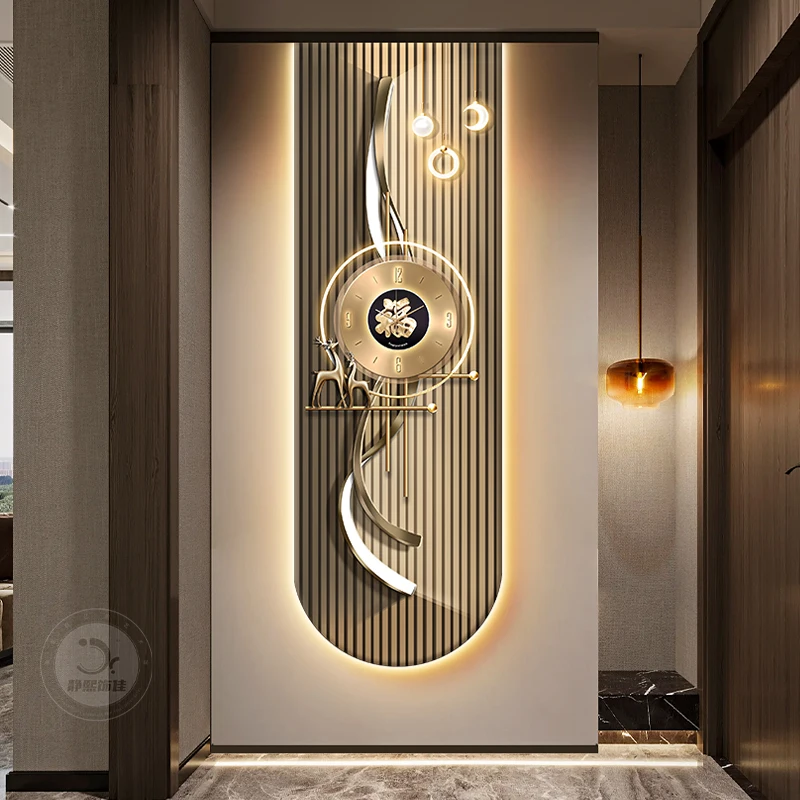 Luxury Lifestyle Aesthetic - Esthetisch schattig wandhorloge Luxe digitale vintage