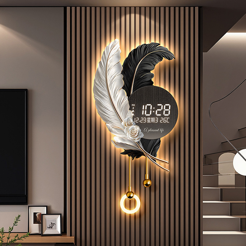 Luxury Lifestyle Aesthetic - Chinese stijl minimalistische wandklokken luxe design