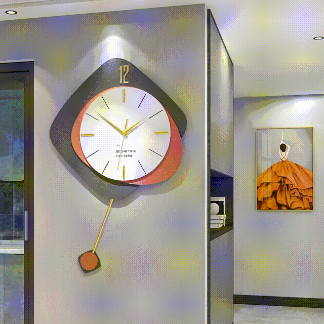 Luxury Lifestyle Aesthetic - Japanse lichte luxe klok muur moderne