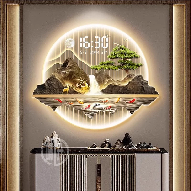Chinese stijl design wandklokk - Luxury Lifestyle Aesthetic recensie en prijs