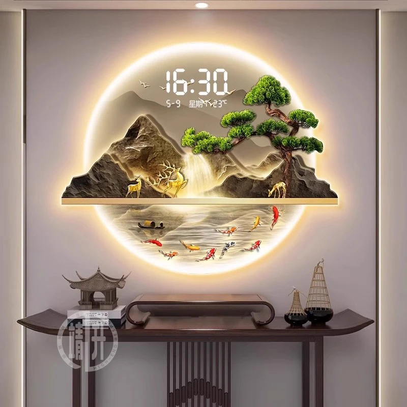 Chinese stijl design wandklokk - Luxury Lifestyle Aesthetic recensie en prijs