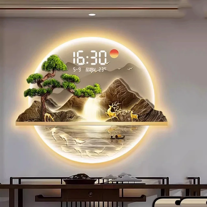 Chinese stijl design wandklokk - Luxury Lifestyle Aesthetic recensie en prijs