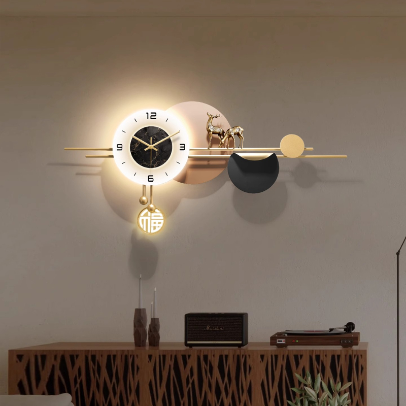 Licht Luxe Interieur Wandklokk - Luxury Lifestyle Aesthetic recensie en prijs