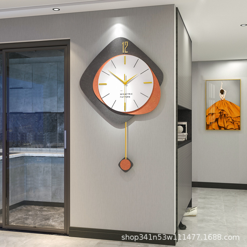 Japanse lichte luxe klok muur  - Luxury Lifestyle Aesthetic recensie en prijs